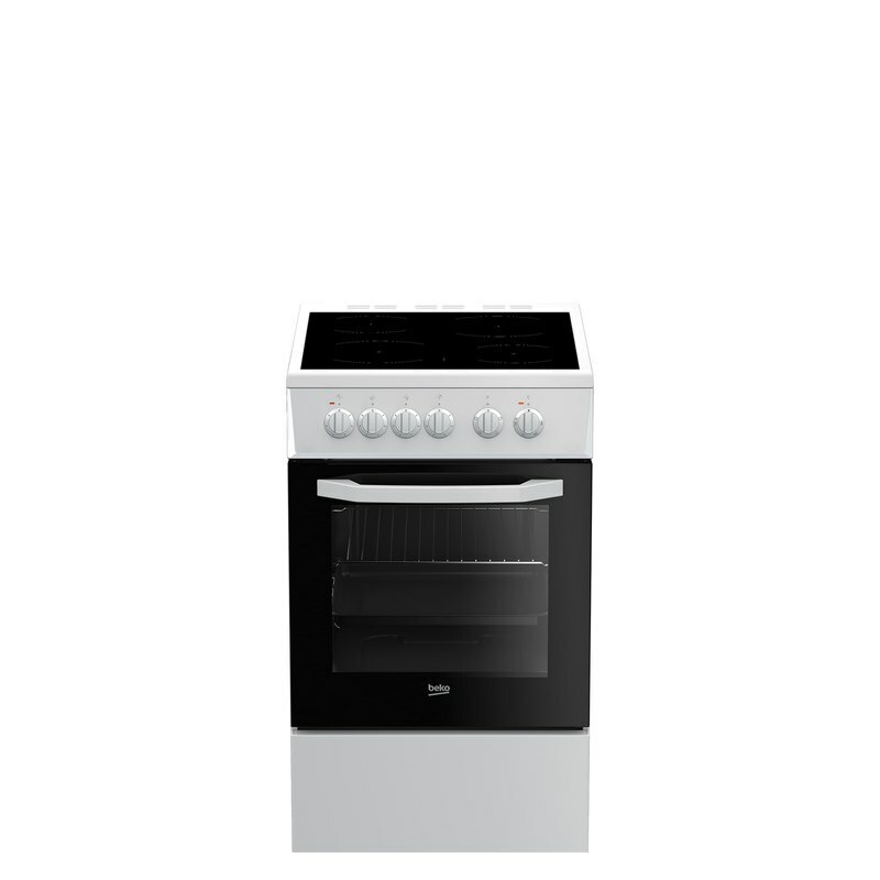 Плита электрическая Beko FSS37000W 50 см Белый