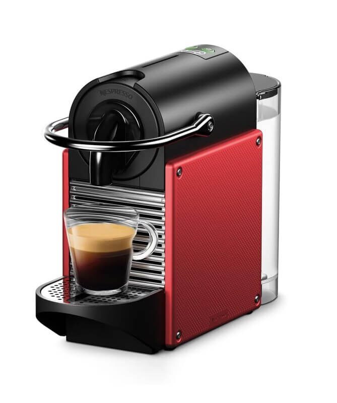 Кофемашина капсульная Delonghi Nespresso Pixie EN124.R Красный