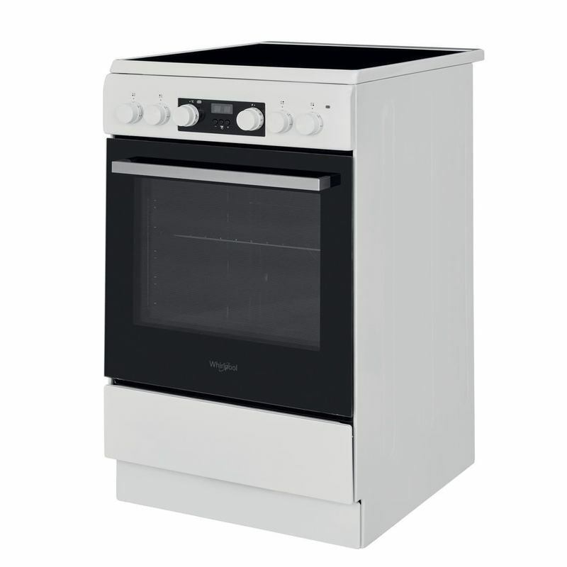 Электрическая плита Whirlpool WS5V8CCW/E 50см Белый