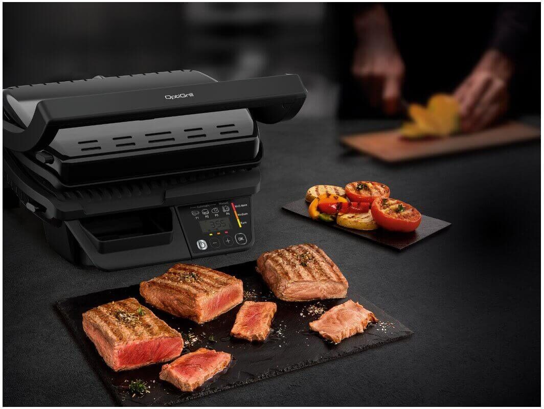 Электрогриль Tefal Optigrill GC7P0810 черный