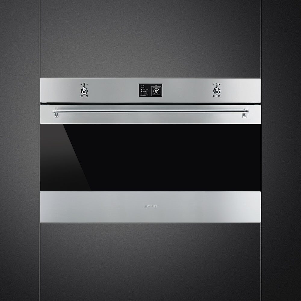 Встраиваемый электрический духовой шкаф Smeg SFP9395X1