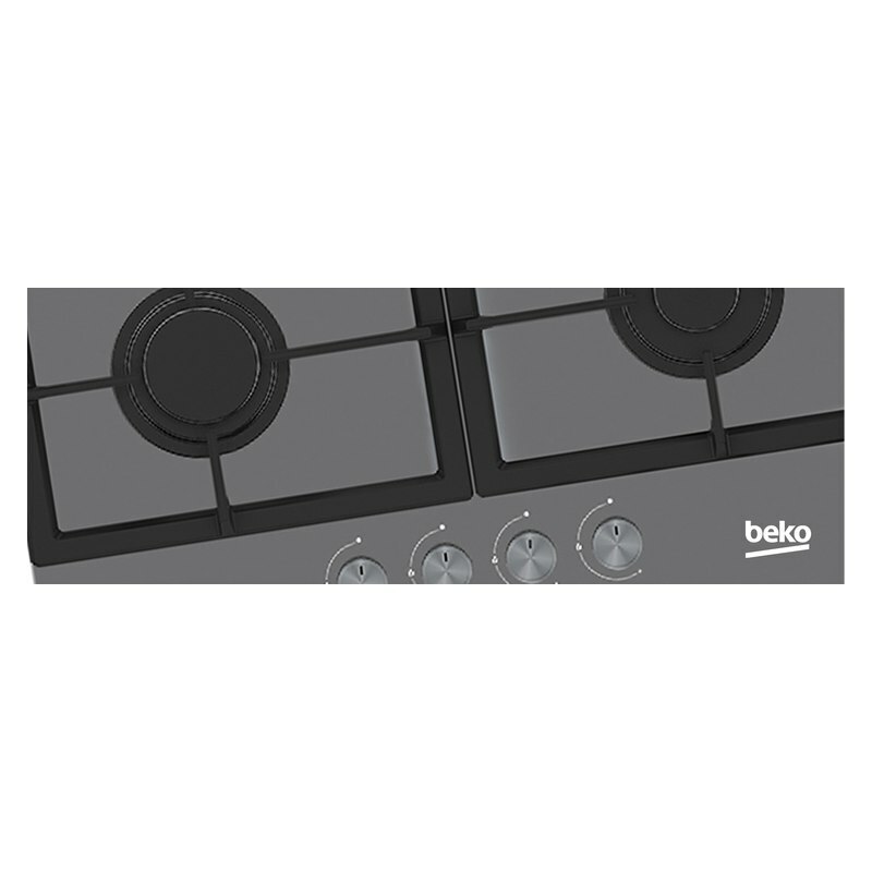 Встраиваемая газовая варочная панель Beko HILG64225SZG 60 см Серый