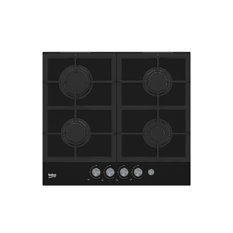 Встраиваемая газовая варочная панель Beko HILG64235S 60 см Черный