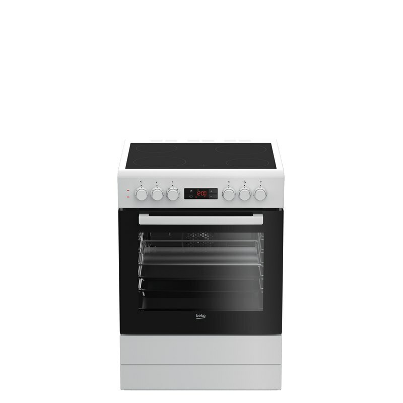 Плита электрическая Beko FSM67300GWS 60 см Белый