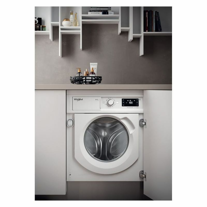Встраиваемая стиральная машина с сушкой Whirlpool BI WDWG 961484 EU